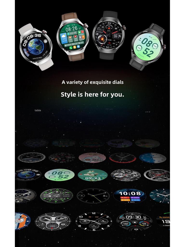 Gt4PRO Waterproof Smartwatch with Bluetooth Calling & Voice Assistant