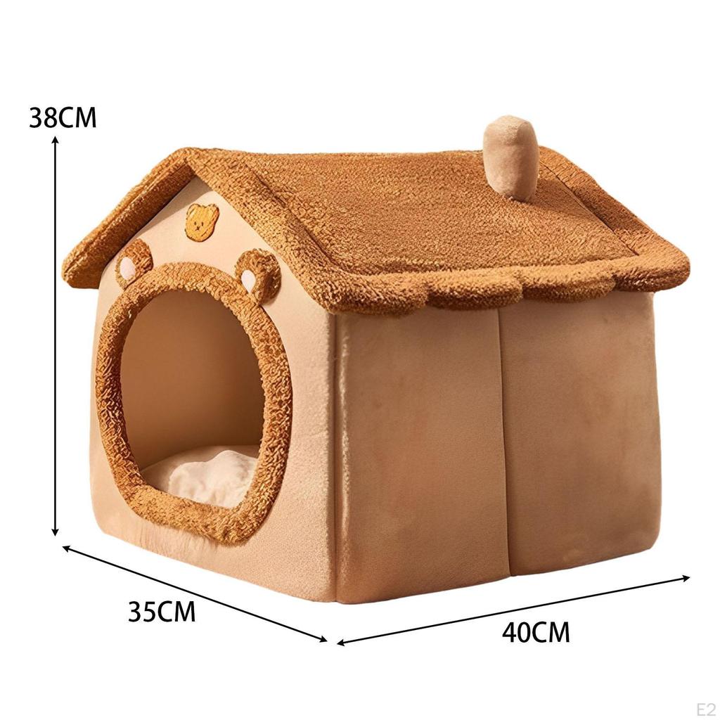 Cave for Small Pets - Soft and Warm Indoor Bed