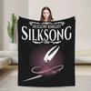 Hollow Knight Silksong Dark Fantasy Velvet Throw Blanket Gothic Home Decor Knitted Soft MultiUse Blanket for Car Bed Sofa