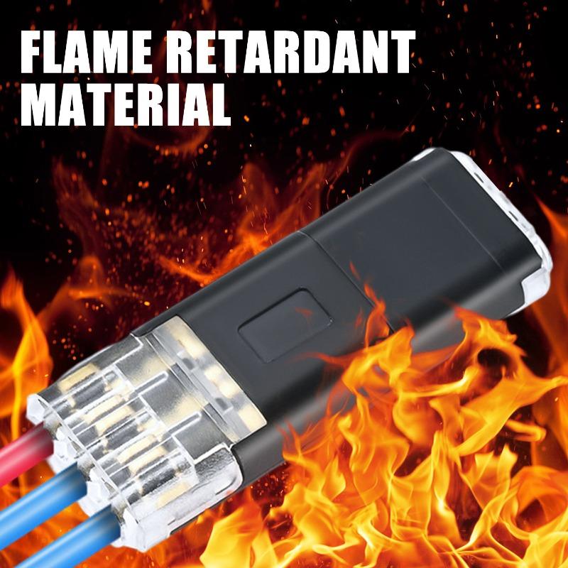 3-Pin Plug Electrical Connector 3-Wire Interchangeable Quick Wire Connector Automotive Wire Cable Ribbon Terminal Connector