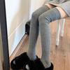 Autumn Winter Women'S Stockings Girls Black White Jk Lolita Long Tight Socks Vertical Stripes Cotton Over Knee Thigh High Socks