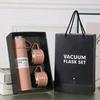 New Style High-value Gift Set Thermos Cup with Three Lids, 304 Stainless Steel Water Cup, Business Gift Cup