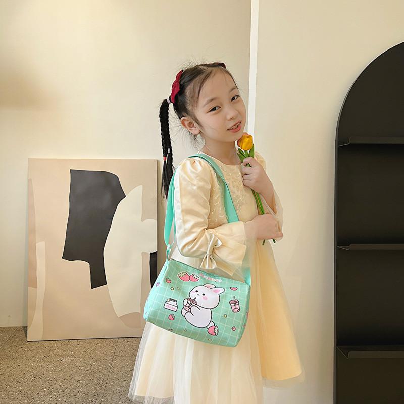 Adorable Cartoon Rabbit Children's Pillow Bag Perfect For Girls Stylish And Fun