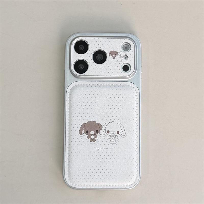 

Cartoon Polka Dot Rabbit iPhone 15/14 Pro Max Anti-Fall Case iPhone 17