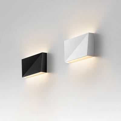 Modern Simple 6W/9W/12W LED Wall Lamp Bedroom Bedside Lamp Living Room Aluminum Home Decor Wall Light White/Black Fixtures