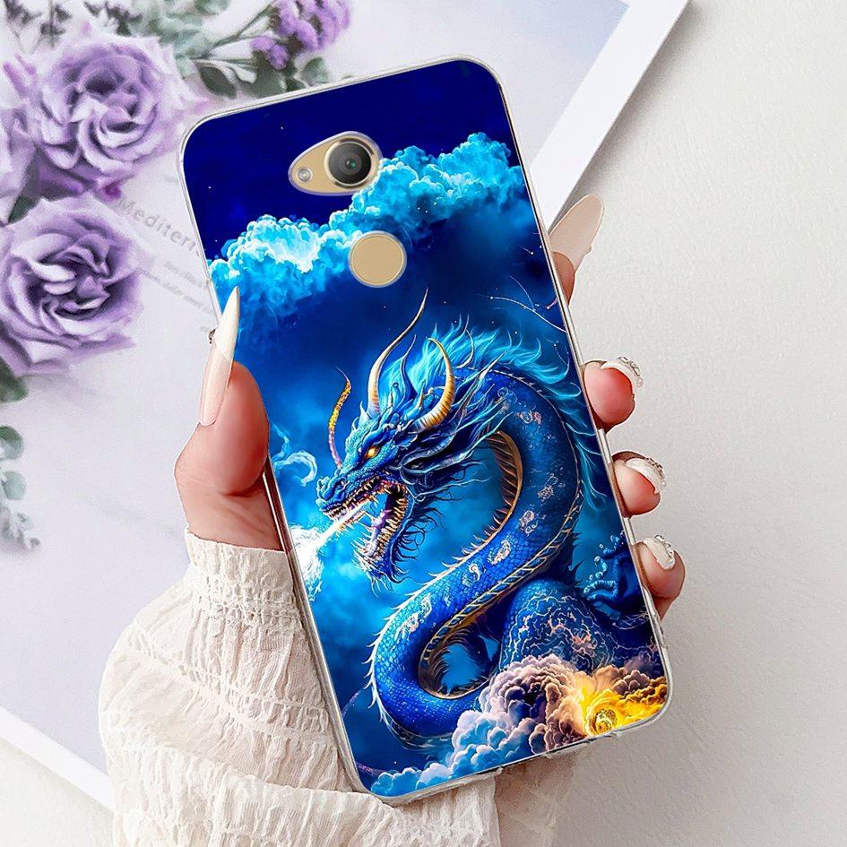 For Sony Xperia XA2 Case H3113 H3123 H3313 Cover Fashion Art Flower Painted Soft TPU Bumper on Sony Xperia XA2 Ultra H3213 Shell