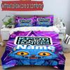 3pcs Duvet Cover Set (1*Duvet Cover + 2*Pillowcase, Without Core), Custom Name KPop Hunters Pattern Bedding Set, Home Bedroom Decor Gift