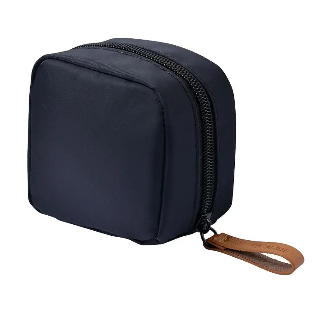 Portable Multi-Purpose Small Cosmetic Bag Mouth Red Bag Sanitary Cotton Storage Bag Change Purse Coin Bag Travel Accessories