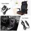 Electric Massage Chair Pad Heating Vibrating Back Massager Chair Cushion Car Home Office Lumbar Pain Relief with Remote Controls
