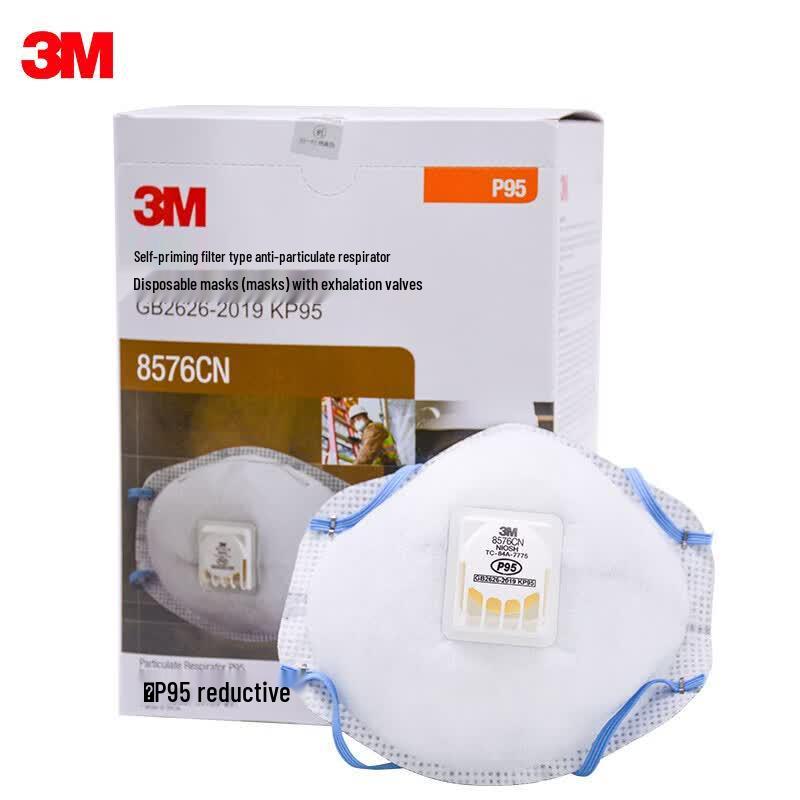 3M 8576 P95 Particulate Respirator for Acid Gas & Odor (10-Pack) Standard