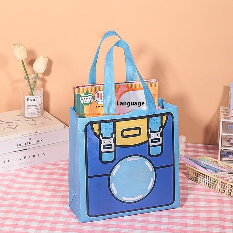 5Pcs Children'S Birthday Gifts Bag Cartoon Nonwoven/Plastic Snack Candy Lunch Handbag For Kids Gift Bag