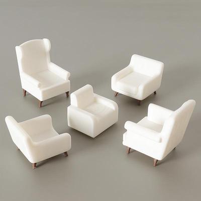 Dollhouse Mini Sofa: Handmade DIY Chair Decoration for Home Scenes