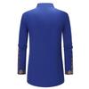 Men's Shirt - Autumn/Winter Casual Stand Collar, Hot Stamping, Medium Long Style (CG9)