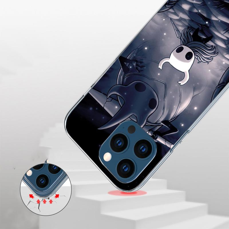 Hollow Knight Cartoon Phone Case For iPhone 17 Air 16 Pro Max 16E 15 + 14 Plus 11 12 13 Mini 7 8 SE Gift Print Cover Fundas 17 A