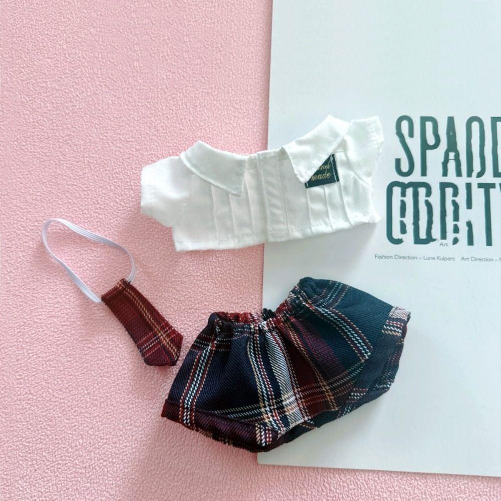 JK Uniform Preppy Cotton Doll‘s Clothes Plush Stuffed Cotton Doll Outfit Dress  Playing House