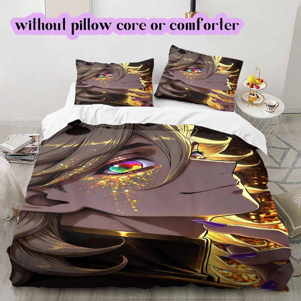 Demon Slayer Nezuko Tanjiro Duvet Cover Bedding Set 3pcs Cartoon Print Children's Gift Extra Large Size Various Sizes New