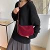 Textured bag women's large-capacity new fashionable retro shoulder messenger bag Textured commuter small square bag