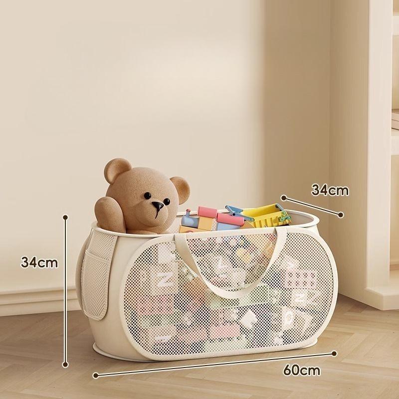 Toy Storage Basket Organizer Toys Children Storage Bag Dirty clothes basket Big Hand-held clothing storage bucket Box