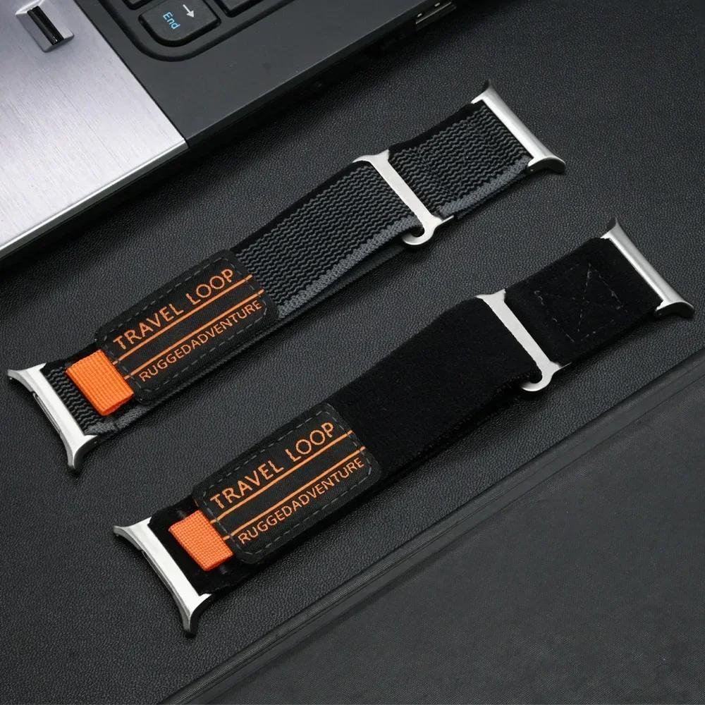 Nylon Travel Loop Strap For Samsung Galaxy Watch 7 Ultra Sport Band For Galaxy 7 47mm Ultra Bracelet