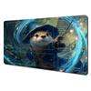 Otter Mage theme anime Magic Playmat Card Battle Gaming Mat with zone mtg playmat Xcm desk mat suitable for game gathering