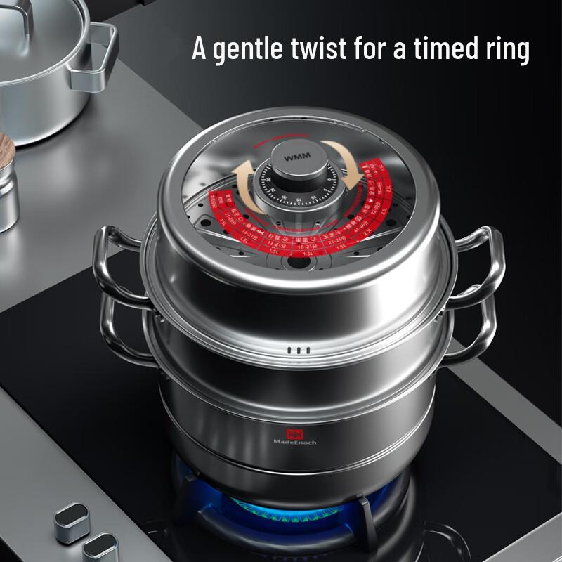 WMM 28cm 3-Layer Stainless Steel Steamer Pot