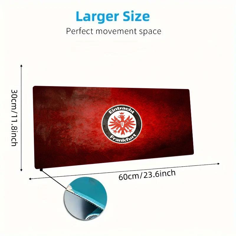 Eintracht Frankfurt Large Size Mouse Pad Large Gaming Table Cushion Non-slip Laptop Tablet Big Mousepad XXL Mat Mini PC Playmat With Lock edge