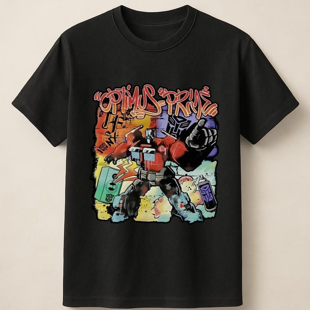 Оптимус Прайм В стиле граффити Арт с Трансформерами Футболка унисекс Футболка унисекс S