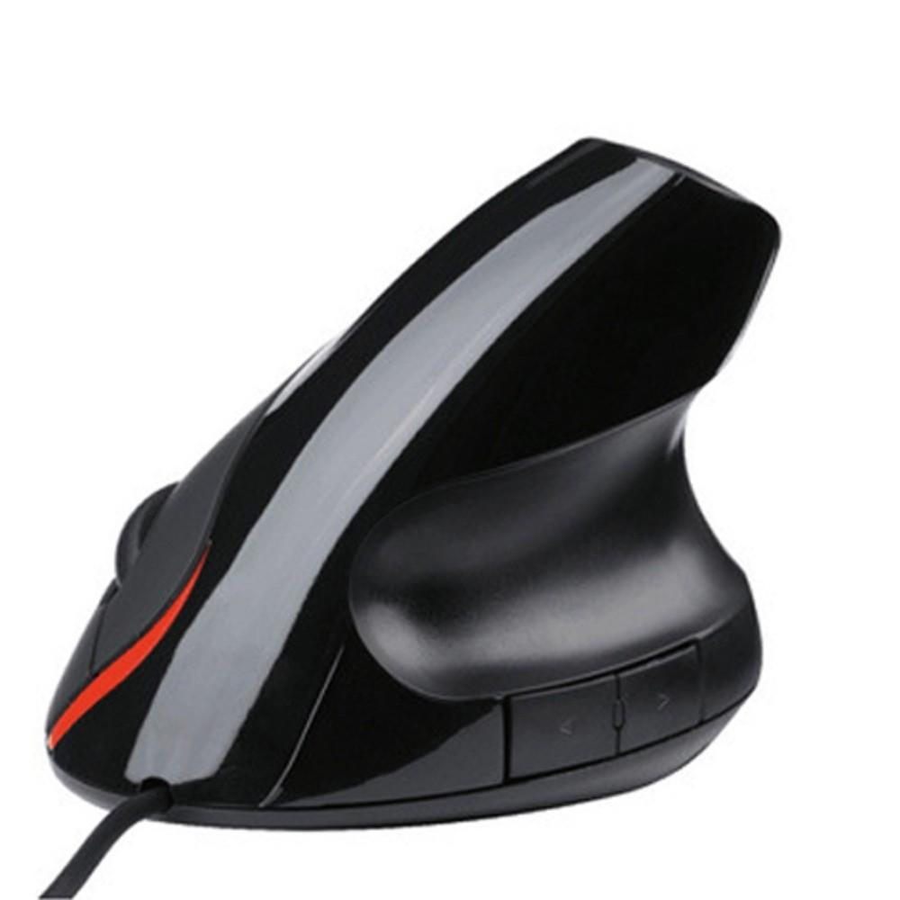 Vertical Shape USB Wired Mouse 1600DPI Computer Mice Multifunction Vertical Mouse  Computer Use