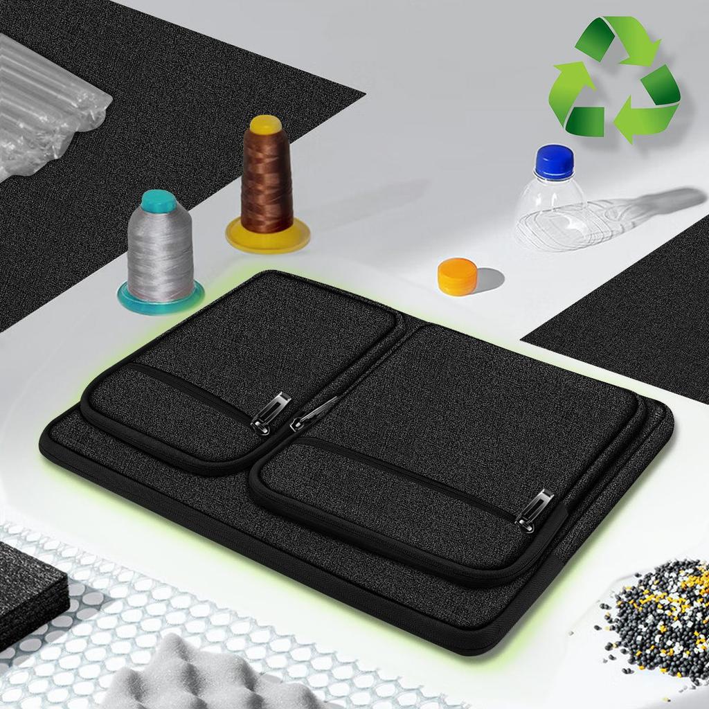 15-inch Multi-pocket Laptop Waterproof and Shockproof Protective Inner Sleeve