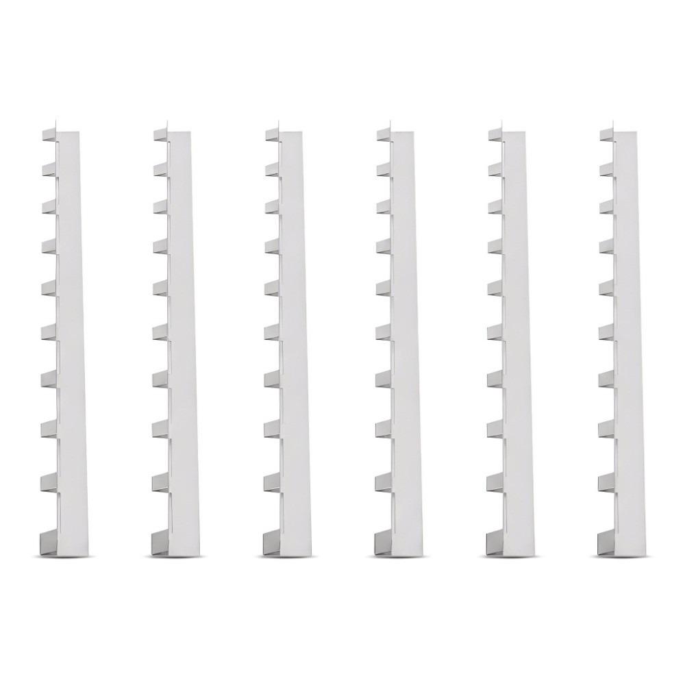 6 шт. Легкая установка Металлические полоски с рамкой Формоустойчивость Распорки для рамок Пчеловодство 6Pcs