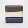 Color Chart Leather Cube Long 81 Shell White