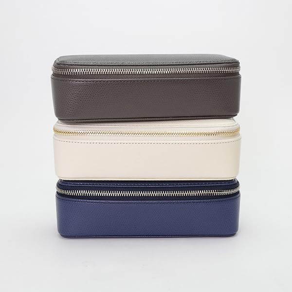 Color Chart Leather Cube Long 81 Shell White