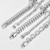 New Trendy Cuban Chain Men Bracelet Classic Stainless Steel 3/5/7/9mm Width Chain Bracelet For Men Women Jewelry Gift