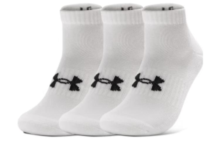 Under Armour Crew Socks Unisex 3 Pack White 1361574-100 L