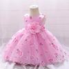 0-10 Years Summer Toddler Baby Girls Dress For Party Wedding Birthday Print Flower Christening Gown Children Clothes Floral