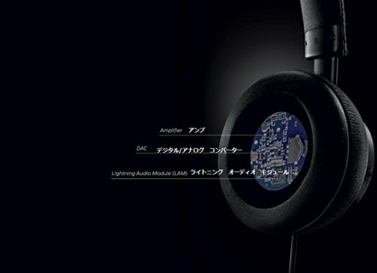 PHILIPS Fidelio Series Headphones, Closed-Back, On-Ear, Lightning Connection, High-Resolution Audio Compatible, Black, M2L