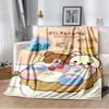 Cartoon Rilakkuma Anime Throws Blanket Sofa Home Hiking Picnic Bed Kid Super Soft Cute Kawai Flannel Blanket Power Birthday Gift