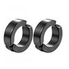 1 Pairs Fake Ear Clip Hoop Earrings for Men Women Stainless Steel Painless Non Piercing Fake Earrings Jewelry Gifts