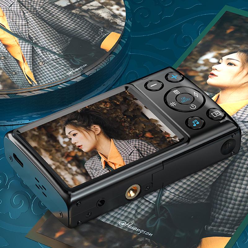 64MP Portable Student Music Vlog Mirrorless Camera for Travel