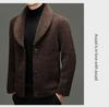 Men's Double-sided Sherpa Fleece Jacket 2025 - Winter Casual Mid-aged & Young Style, Thick and Warm Outerwear