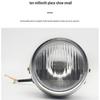 Jialing JH70 Moped Headlight Assembly: Square & Round Bulb Options for Motorcycle Accessories