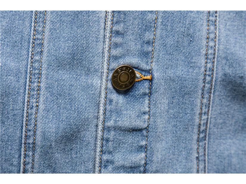 Men's Slim Fit Denim Jacket - Autumn/Winter 2023, Korean Style, Plus Size Casual Cardigan