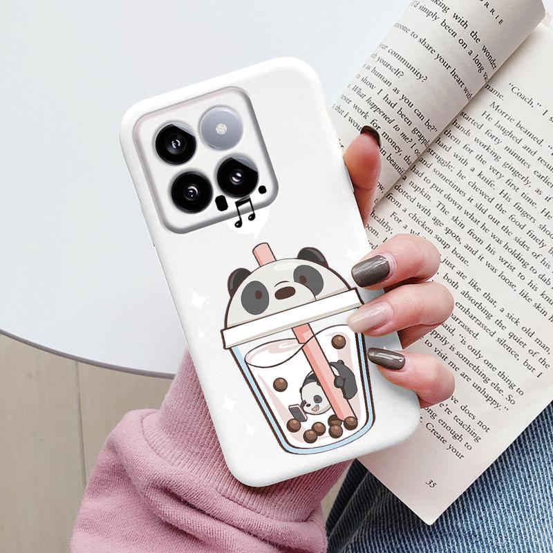 

Beautiful Flowers For Xiaomi 14 Case Cute Heart Leopard Print Cover Soft Silicone Matte Protective Funda For Xiaomi Mi 15 Coque Xiaomi 15