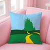 movie fantasy The WWizard of OOz Cushion Cover Pillow Case Soft Friendly Fabric  Concealed Zipper