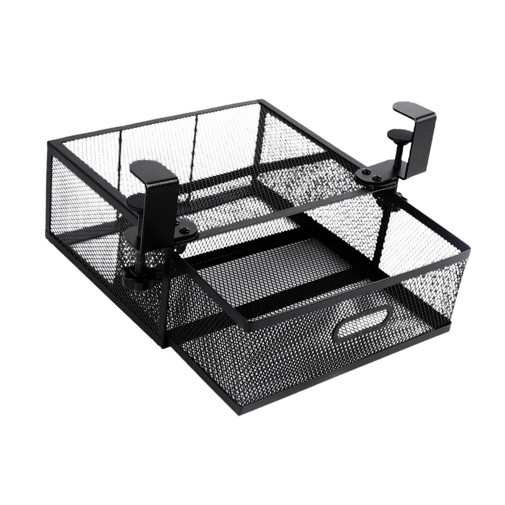 Organizator sertar sub birou Suport dosare Tavă cu clemă C Capacitate mare Extensibil