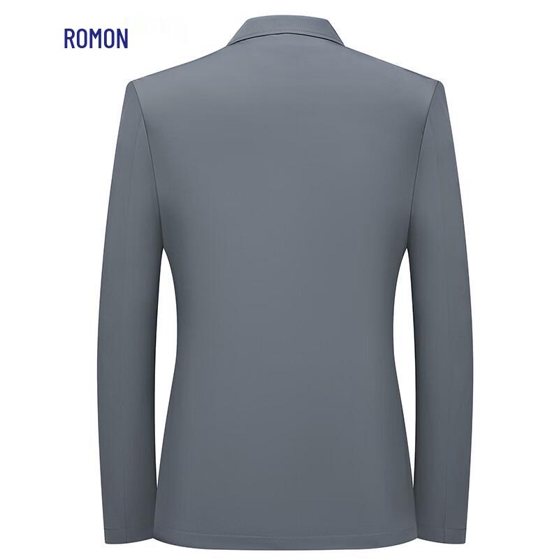 ROMON Men's Summer Ice Silk Anti-Wrinkle Casual Blazer
