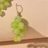 Boucles d'oreilles raisin vert Mori Small Fresh Niche Ear Hook Petites boucles d'oreilles fruits frais Boucles d'oreilles pour femmes