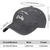 This Is How I Roll Golf Cart Hat Funny Golfers Adjustable Cotton Denim Baseball Cap for Men & Women