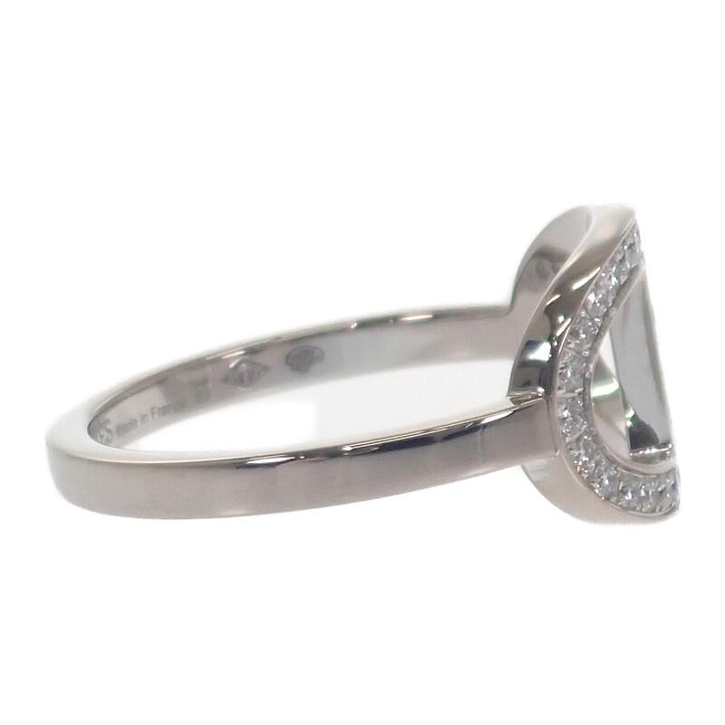 HERMES H122605B #13(JP Size) ring K18WG K18 white gold Women