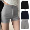 Pantaloni scurți sport pentru femei Talie elastică Șnur reglabil Pantaloni scurți de vară pentru exterior Pantaloni scurți cu talie joasă pentru sală